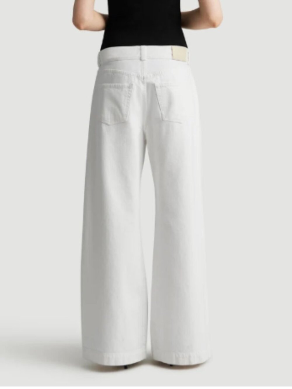 $410 Citizens of Humanity x ARGENT Beverly Trouser Jean White Size 29 New